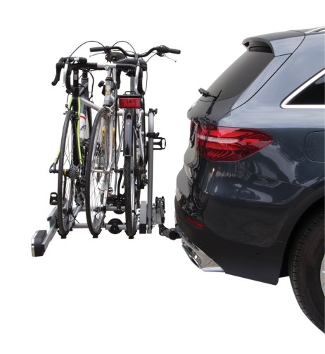 Portabici fast 3 bici posteriore in alluminio per gancio traino Free bike