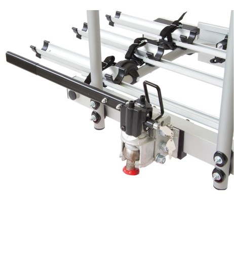 Portabici fast 3 bici posteriore in alluminio per gancio traino Free bike