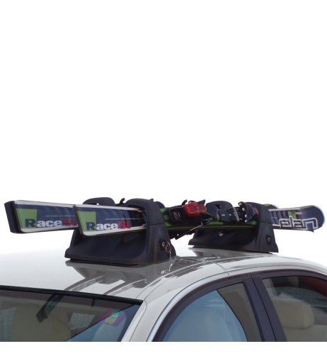 Portasci carving 2 paia magnetico universale con chiave