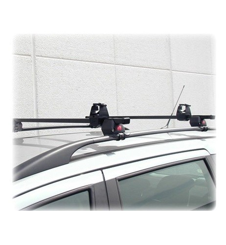 Portasci in materiale plastico per barre portatutto trasporto un paio di sci