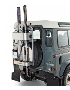 Portasci per fuoristrada e jeep, universale, fissaggio a ruota di scorta 6950250