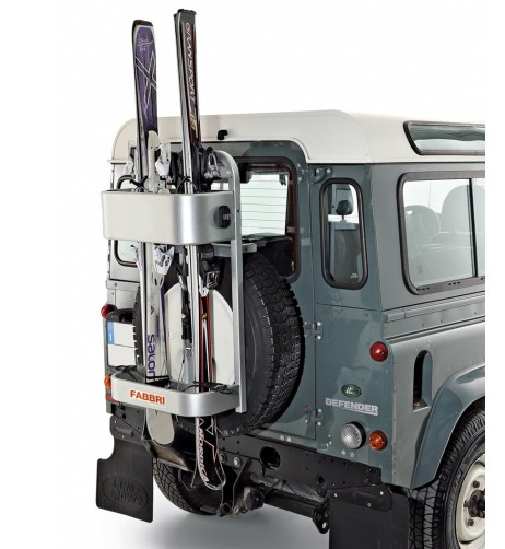 Portasci per fuoristrada e jeep, universale, fissaggio a ruota di scorta 6950250
