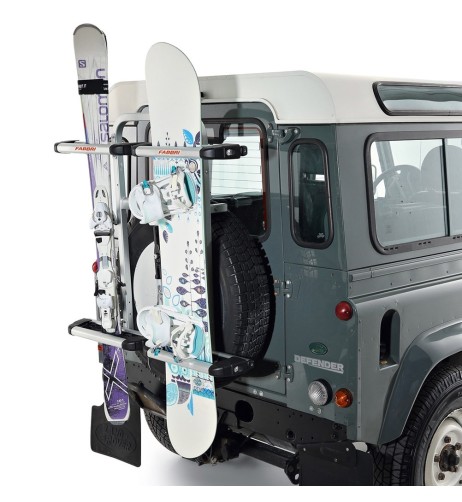 Portasci per fuoristrada e jeep, universale, fissaggio a ruota di scorta 6950258