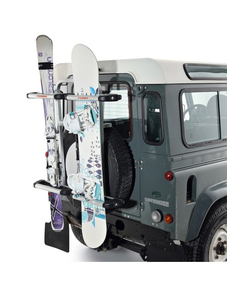 Portasci per fuoristrada e jeep, universale, fissaggio a ruota di scorta 6950258