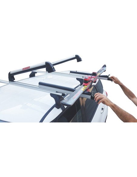 Portasci snowboard alluminio 4 paia sci o 2 snow Aluski Board scorrevol