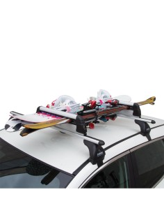 Portasci snowboard per barre Aluski Board new 4 paia sci o 2 snow 2