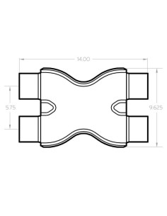 Raccordo per silenziatore Magnaflow Tru X Pipe 3 10792 2