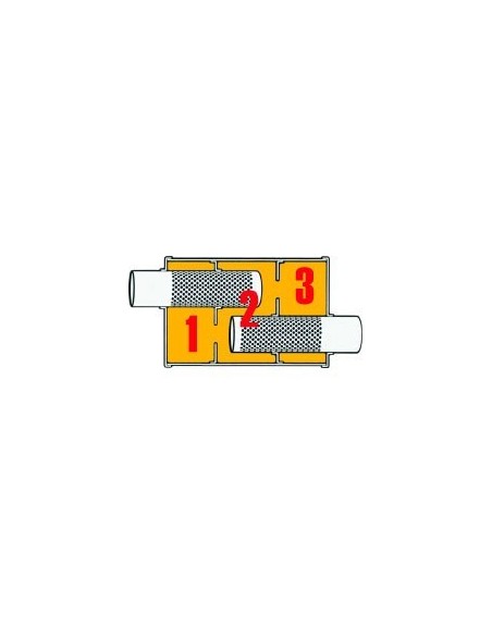 Silenziatore universale Magnaflow XL 4x9 20 oval 2 5 2 5 Center Off