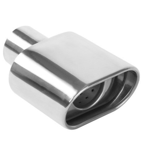 Terminale singolo Magnaflow Rolled Oblong 35175 entrata 2 25in 5 7cm