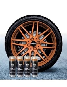 4 bombolette spray vernice removibile wrapping Full Dip Bronzo metallizza