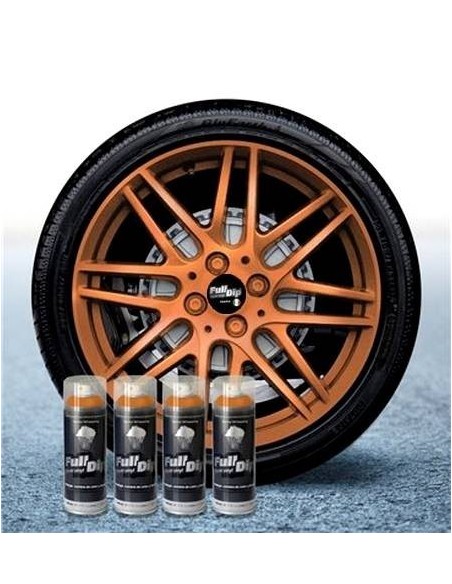 4 bombolette spray vernice removibile wrapping Full Dip Bronzo metallizza