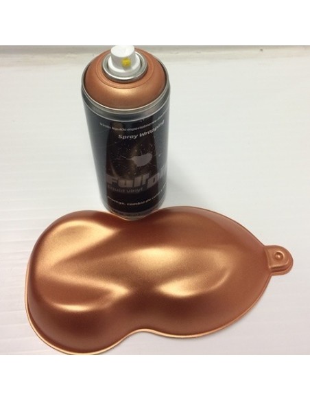 4 bombolette spray vernice removibile wrapping Full Dip Bronzo metallizza