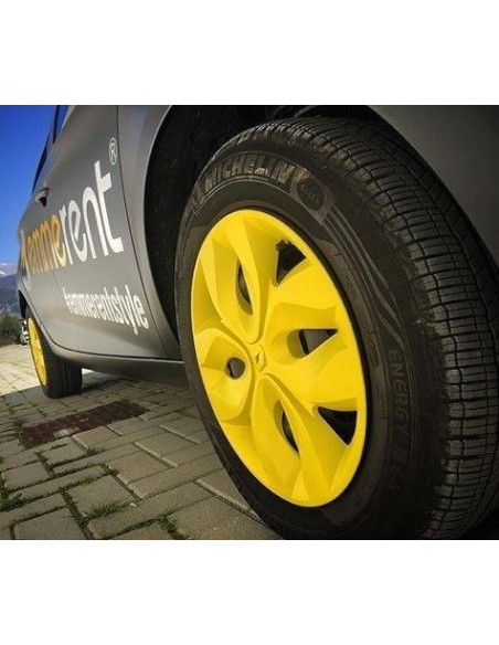 4 bombolette spray vernice removibile wrapping Full Dip Giallo opaco