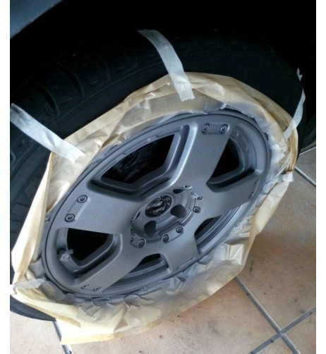 4 bombolette spray vernice removibile wrapping Full Dip Grigio gun metal 