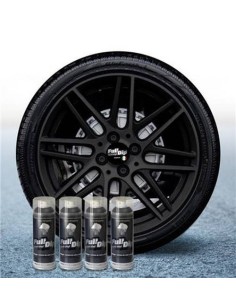 4 bombolette spray vernice removibile wrapping Full Dip Nero metallizzato
