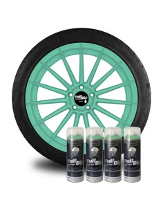 4 bombolette spray vernice removibile wrapping Full Dip Verde Paradise