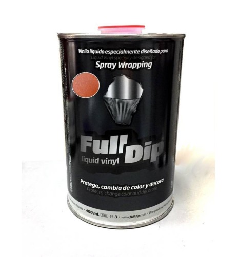 Barattolo vernice removibile Full Dip 1 litro Arancione Metallizzato