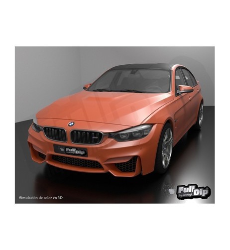 Barattolo vernice removibile Full Dip 1 litro Arancione Metallizzato