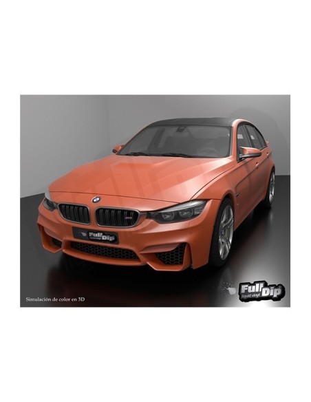 Barattolo vernice removibile Full Dip 1 litro Arancione Metallizzato