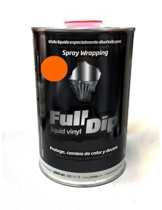 Barattolo vernice removibile Full Dip 1 litro Arancione Opaco