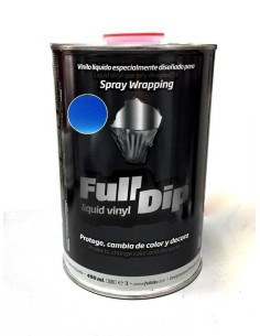Barattolo vernice removibile Full Dip 1 litro Azzurro Metallizzato