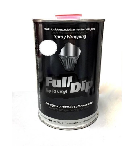 Barattolo vernice removibile Full Dip 1 litro Bianco Opaco