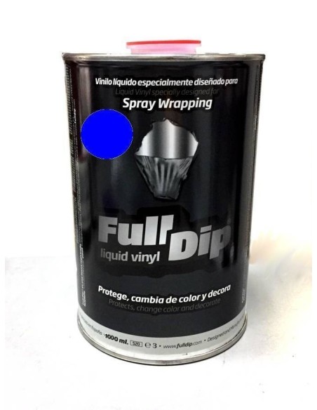 Barattolo vernice removibile Full Dip 1 litro Blu Opaco