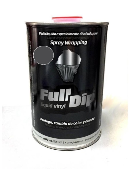 Barattolo vernice removibile Full Dip 1 litro Grigio Gun Metal Opaco