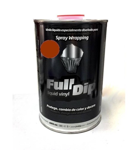 Barattolo vernice removibile Full Dip 1 litro Marrone Militare