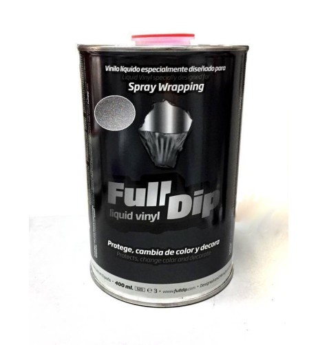 Barattolo vernice removibile Full Dip 1 litro Nero Metallizzato