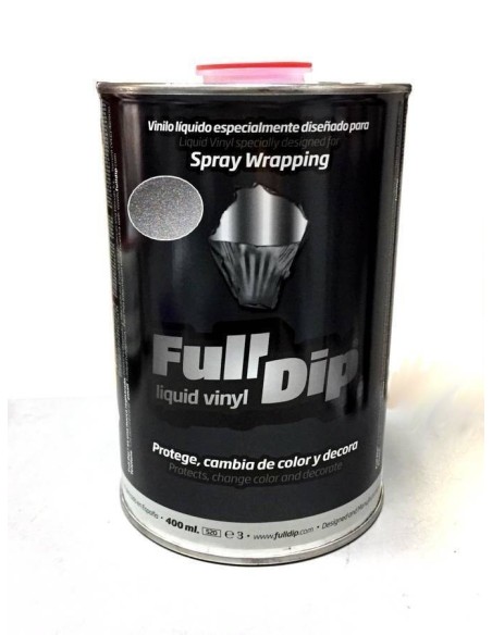 Barattolo vernice removibile Full Dip 1 litro Nero Metallizzato