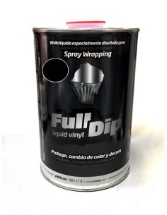 Barattolo vernice removibile Full Dip 1 litro Nero Opaco