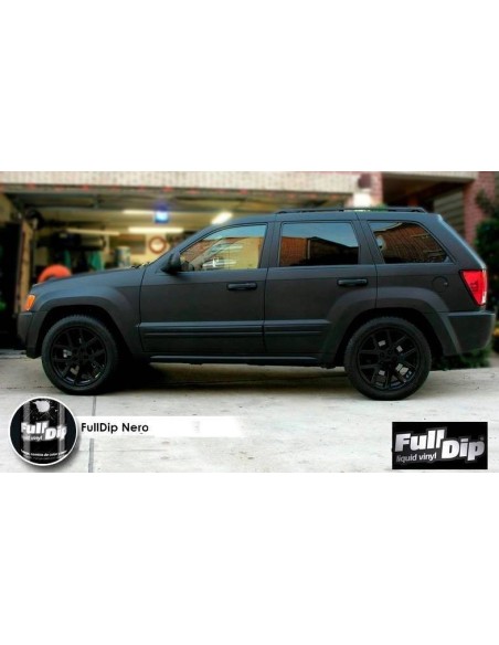 Barattolo vernice removibile Full Dip 1 litro Nero Opaco