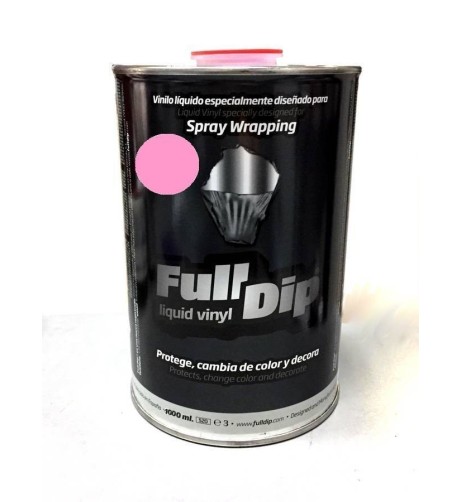 Barattolo vernice removibile Full Dip 1 litro Rosa Chick Opaco