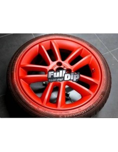 Barattolo vernice removibile Full Dip 1 litro Rosso Opaco 2