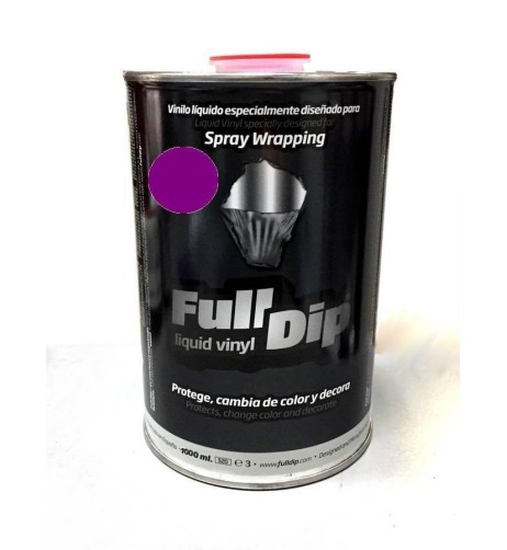 Barattolo vernice removibile Full Dip 1 litro Viola Opaco