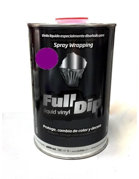 Barattolo vernice removibile Full Dip 1 litro Viola Opaco