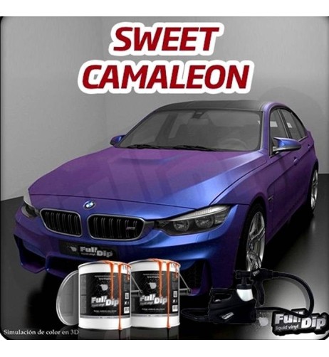Kit vernice removibile spray wrapping Full Dip 4 cerchi Sweet camaleon lu