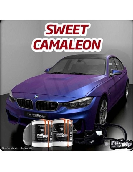 Kit vernice removibile spray wrapping Full Dip 4 cerchi Sweet camaleon lu