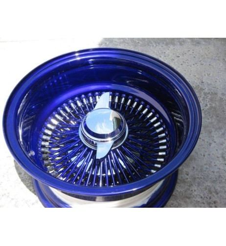 Kit vernice removibile spray wrapping Full Dip 4 cerchi Azzurro elettrico l