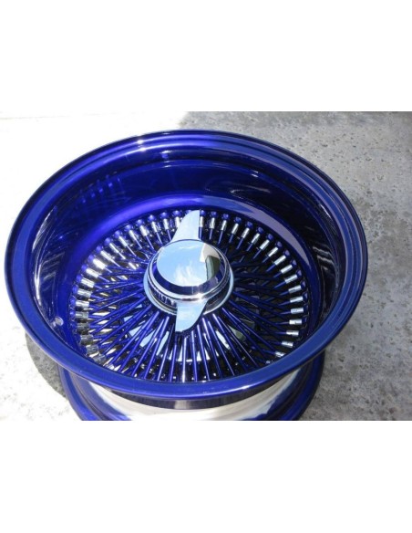 Kit vernice removibile spray wrapping Full Dip 4 cerchi Azzurro elettrico l