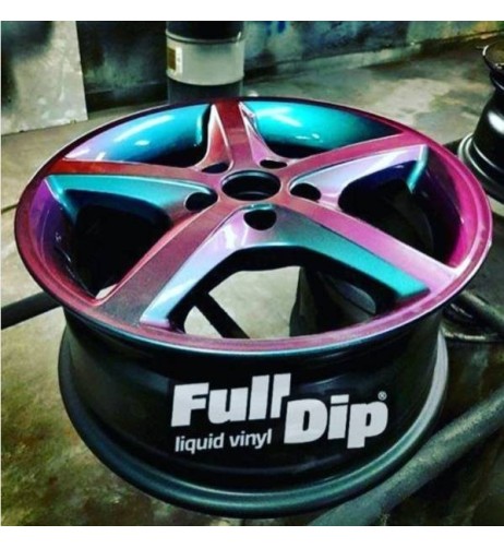 Kit vernice removibile spray wrapping Full Dip 4 cerchi Standard camaleon l
