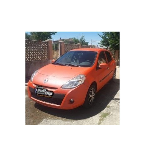 Kit vernice removibile spray wrapping Full Dip per 4 cerchi Arancione luc