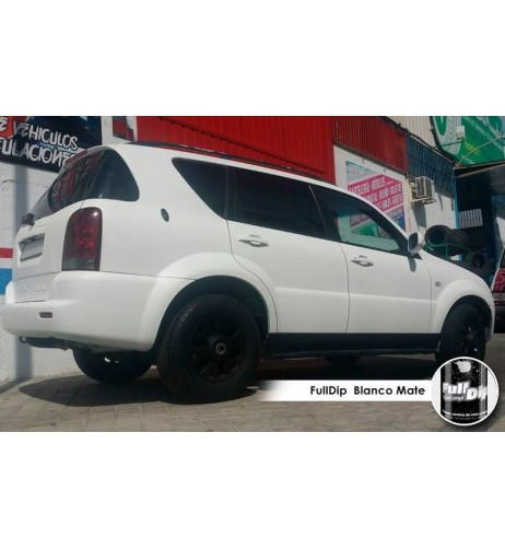 Kit vernice removibile spray wrapping Full Dip per 4 cerchi Bianco lucido