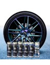 Kit vernice removibile spray wrapping Full Dip per 4 cerchi - Hardcore camaleon