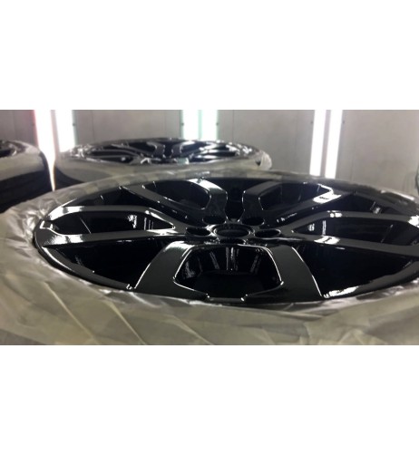 Kit vernice removibile spray wrapping Full Dip per 4 cerchi Nero lucido