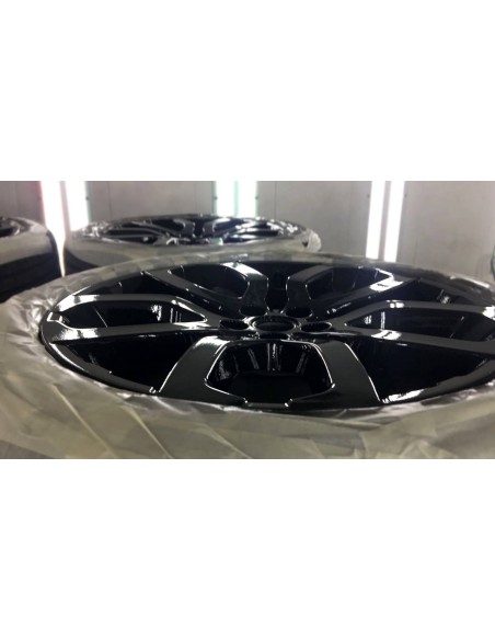 Kit vernice removibile spray wrapping Full Dip per 4 cerchi Nero lucido