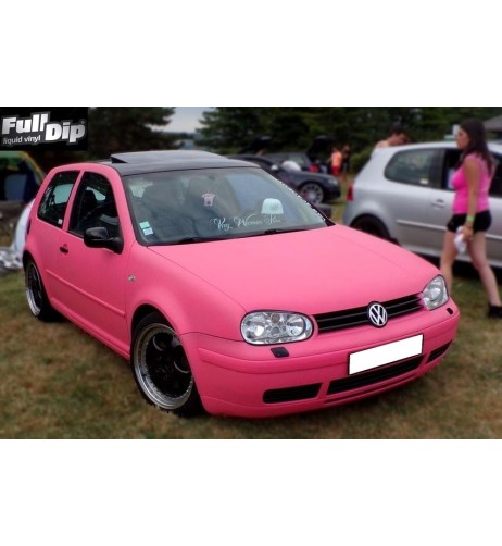 Kit vernice removibile spray wrapping Full Dip per 4 cerchi Rosa lucido