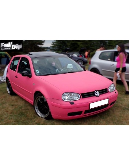Kit vernice removibile spray wrapping Full Dip per 4 cerchi Rosa lucido