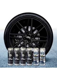 Kit vernice removibile spray wrapping Full Dip per 4 cerchi Silver lucido